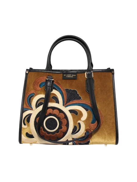 Torebka My Best Bags skórzana brązowa
