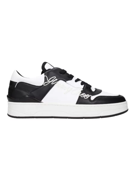 Sneakersy Jimmy Choo skórzane czarne