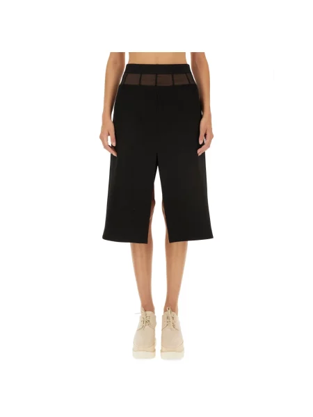 Spódnica midi Stella Mccartney czarna