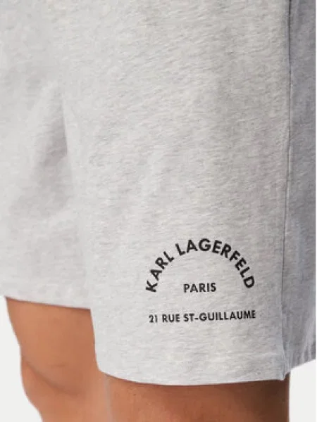 Karl Lagerfeld Pyžamo krátké / černá šedá