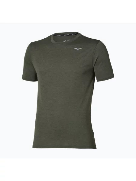 Tricou de alergare pentru bărbați Mizuno Core Run Short Sleeve Tee forest night