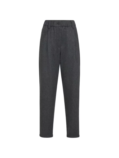 Pantaloni Brunello Cucinelli de lână gri