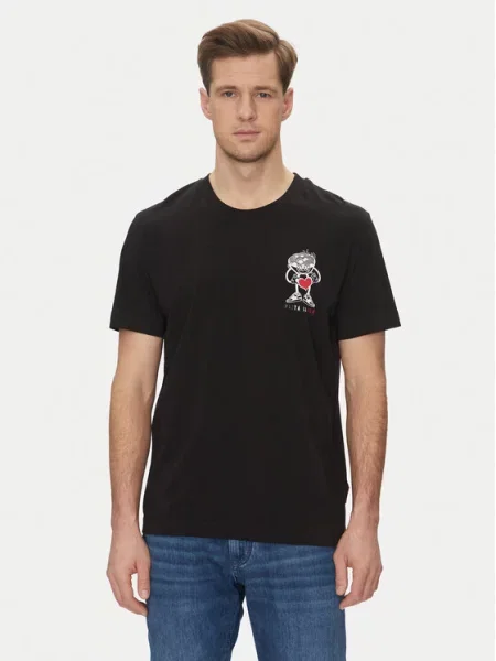 JOOP! Jeans Marškinėliai 15 Modern Fit juoda
