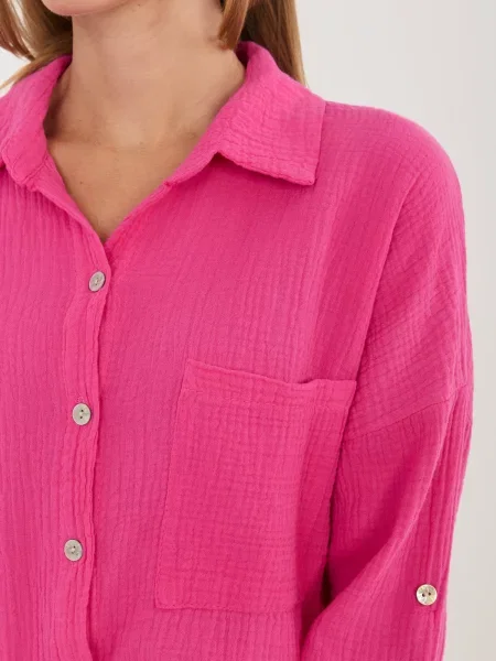 Mušelínová košeľa Italy Moda