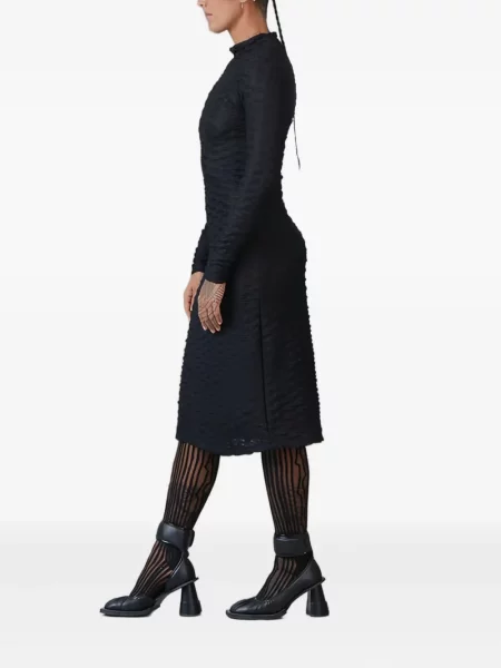 Rochie midi Henrik Vibskov până la genunchi de costum negru