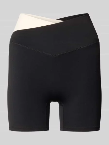 Szorty o kroju slim fit z nadrukiem z logo model Wander' P.e Nation czarne