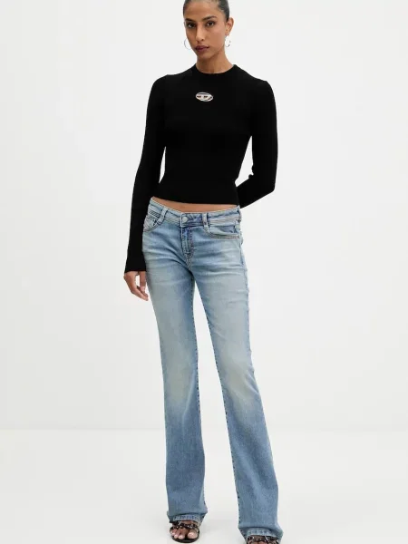 Diesel sweter M-VALARI KNITWEAR lekki czarny