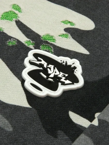Παντελόνι Aape By *a Bathing Ape® παραλλαγής μαύρο