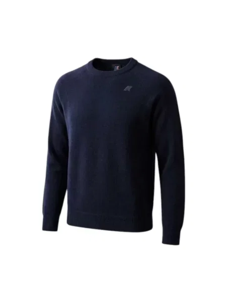 Sweter K-way wełniany niebieski