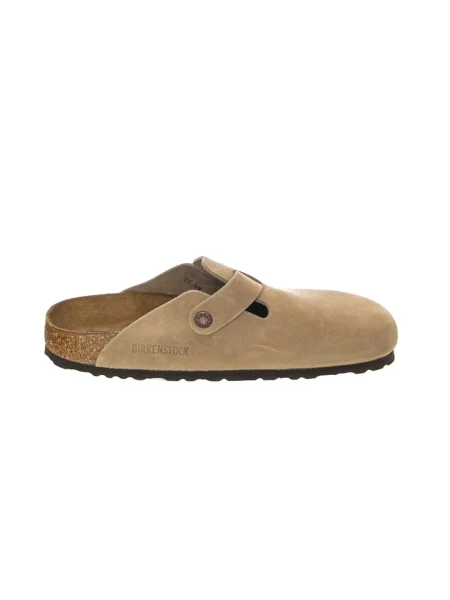 Birkenstock Boston BS Regular Fit Tabacco Brown Unisex Sandały Birkenstock Size: 9 brązowy