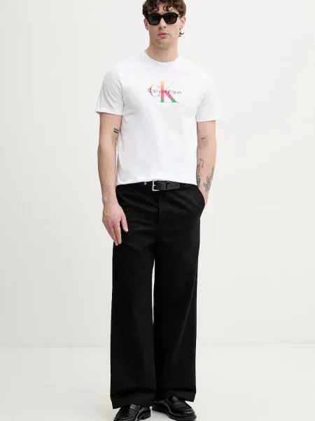 Calvin Klein Jeans kratka majica bela