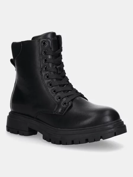 Calvin Klein Pohodni čevlji Lace Up Bootie D črna