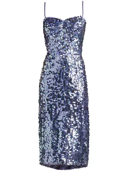 Sukienka Tadashi Shoji garniturowa fioletowa