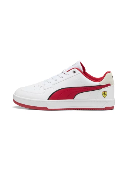 Sneakersy unisex Scuderia Ferrari Caven białe