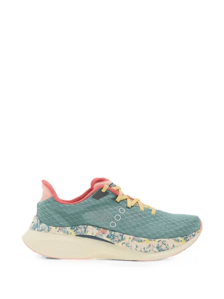 Sneakerși Saucony cu model floral cu imagine verde