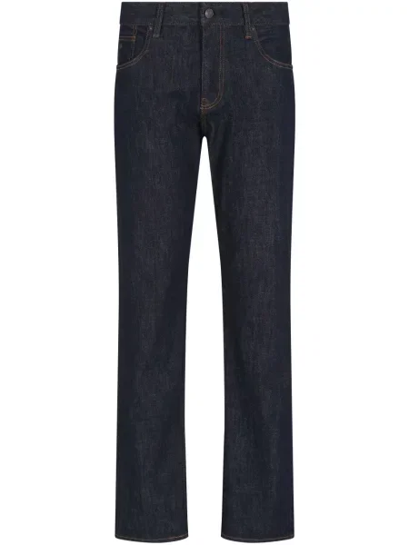 Blugi drepți Armani Exchange albastru