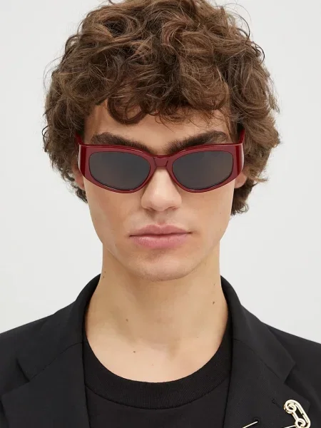 Солнцезащитные очки Jacquemus бордовые