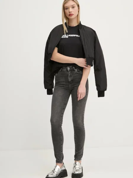 KARL LAGERFELD JEANS Tričko / biela čierna