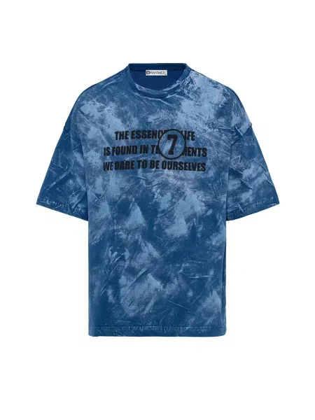 Dandalo Tricou albastru gențiană / albastru porumbel negru