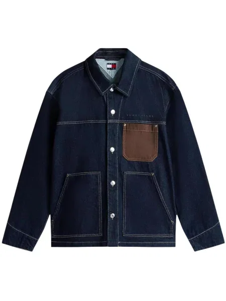 Geacă Tommy Hilfiger albastru