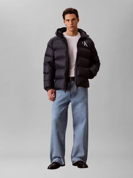 Calvin Klein Jeans kurtka pikowana Mężczyźni Sztuczne włókno S niebieski