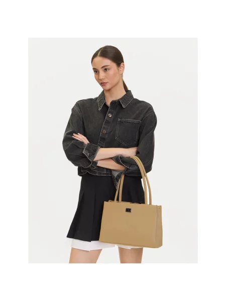 Tommy Jeans torebka zielony beżowa