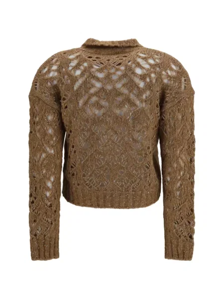 Cardigan Max Mara tricotate maro