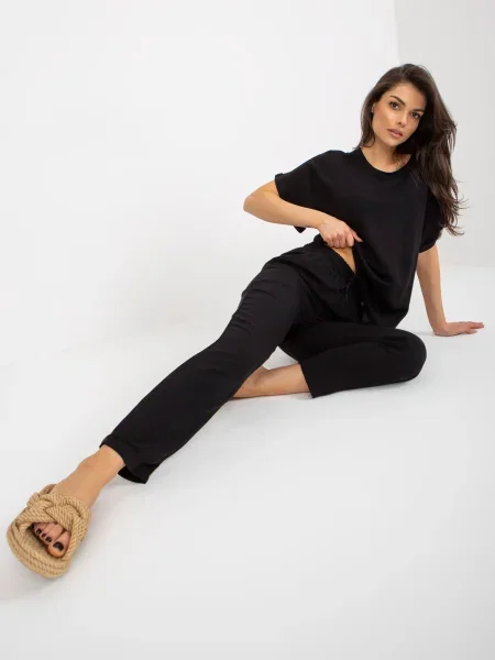 Sportski komplet Fashionhunters crna