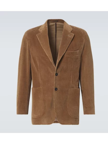 Sacou Rubinacci de catifea cord maro