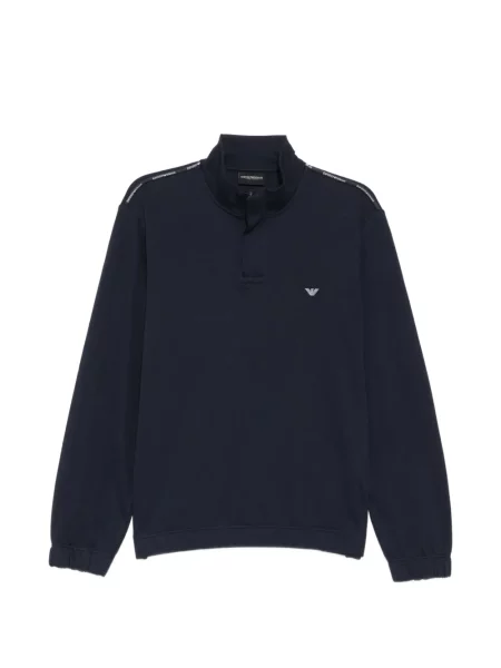 Mikina Emporio Armani modrá