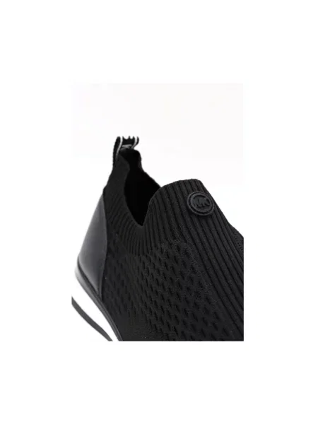 Dzianinowe sneakersy Michael Kors wsuwane czarne