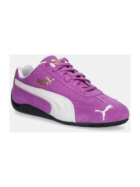 Puma sneakersy zamszowe Speedcat OG fioletowy białe