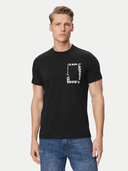 Karl Lagerfeld Jeans kratka majica črna