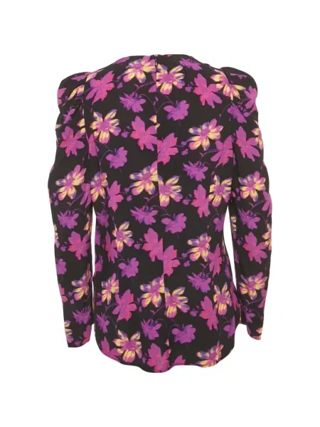 Bluză Maje cu model floral cu imagine negru