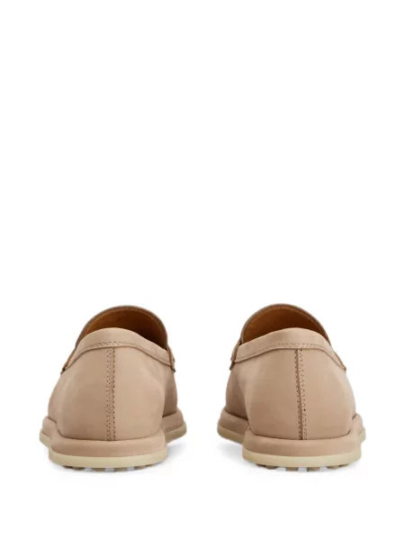 Pantofi loafer Tod's din nubuc roz