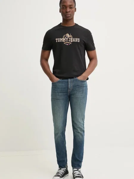 Kratka majica Tommy Jeans črna