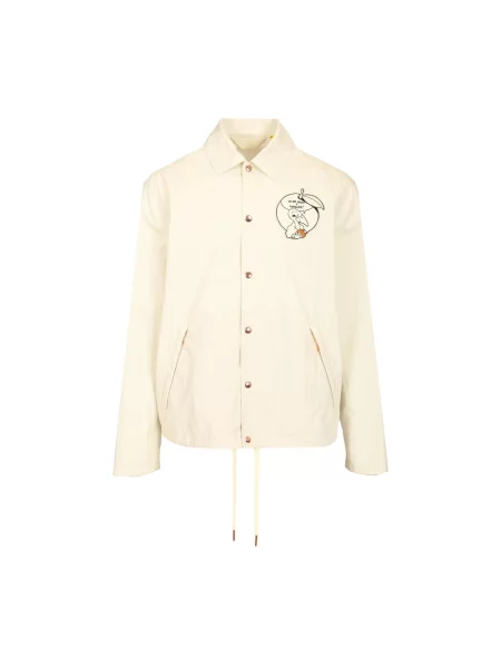 Kurtka koszulowa Moncler biała