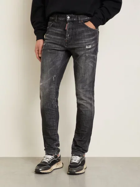 Džíny Teddy Extra Slim Fit black černé