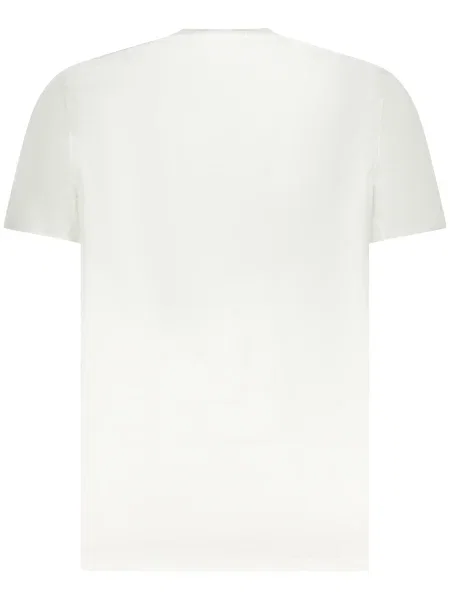 Tricou Calvin Klein Jeans clasic scurt alb