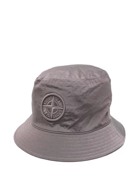 Klobouk bucket Stone Island s kamínky fialový