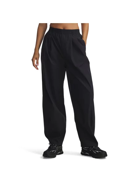 Nadrágok Under Armour Unstoppable Wvn Pleat Pt Black S fekete