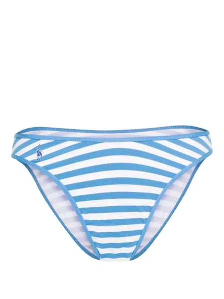 Bikini Polo Ralph Lauren din material terry albastru