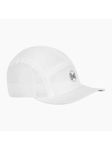 BUFF 5 Panel Go Cap Czapka Biegowa Unisex White S/M biała