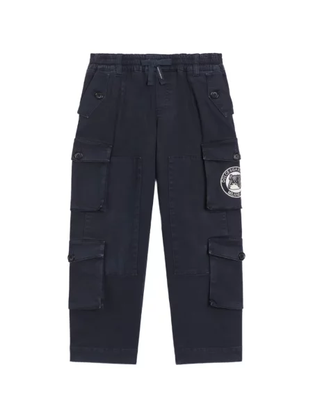 Dětské cargo kalhoty Dolce & Gabbana modré