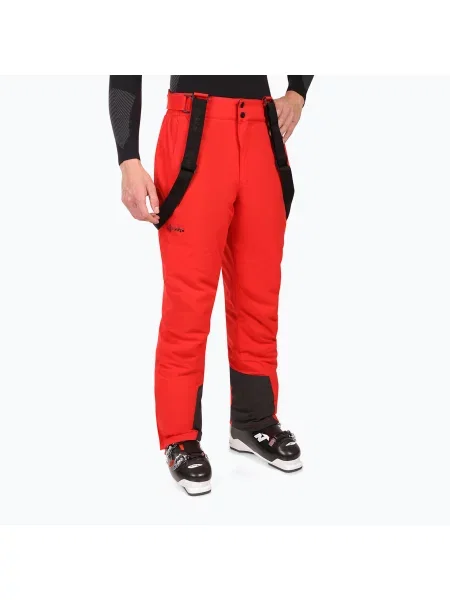Pantaloni de schi pentru bărbați Kilpi Mimas red roșu