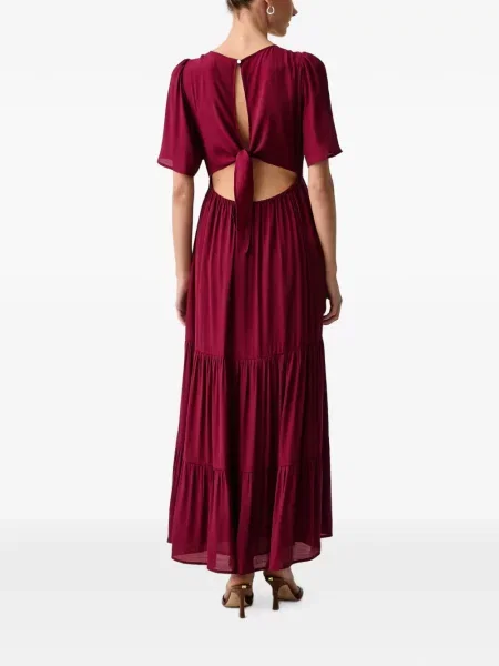 Rochie maxi Morgan cu legături roșu