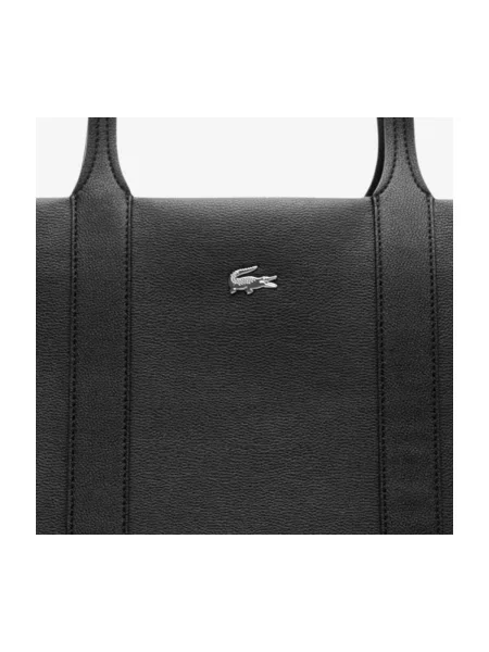 Geantă shopper Lacoste negru
