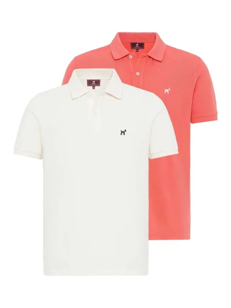 Williot Tričko lososová bílá