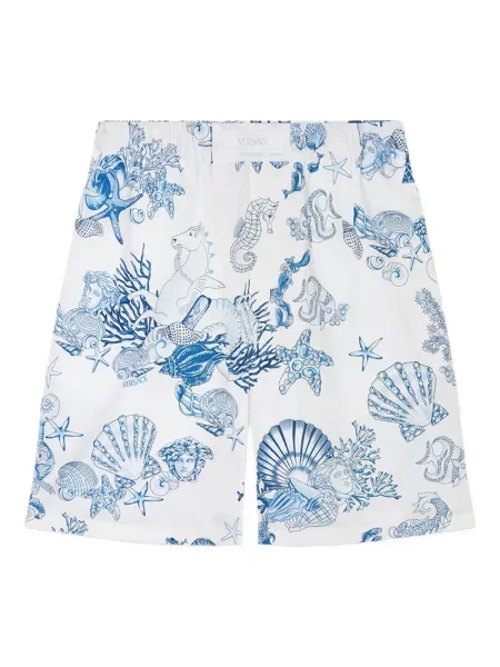 Pantaloni scurți Versace alb