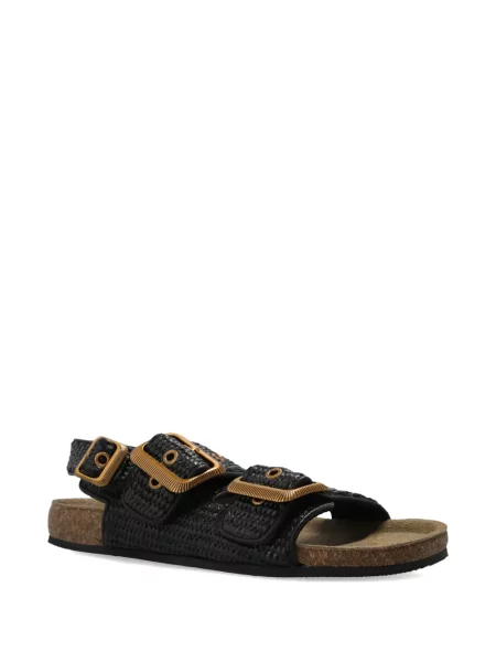 Sandale Allsaints cu cataramă negru